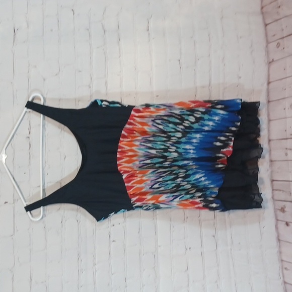 One Piece Womans Tie Dye Multi Color  Bathing Suit XXL - Picture 3 of 9